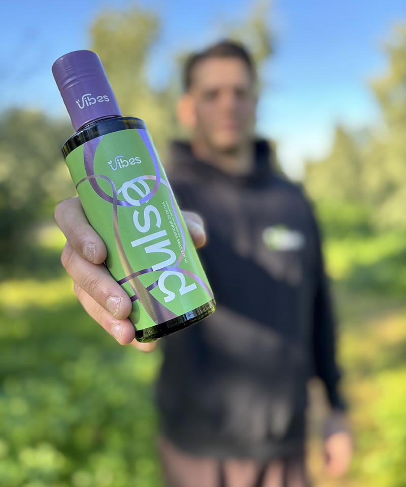 olio vibes chi siamo bottiglia pulse