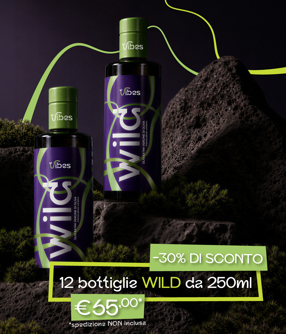 Promo 12x Wild 250ml - Monocultivar Coratina Extra Virgin Olive Oil