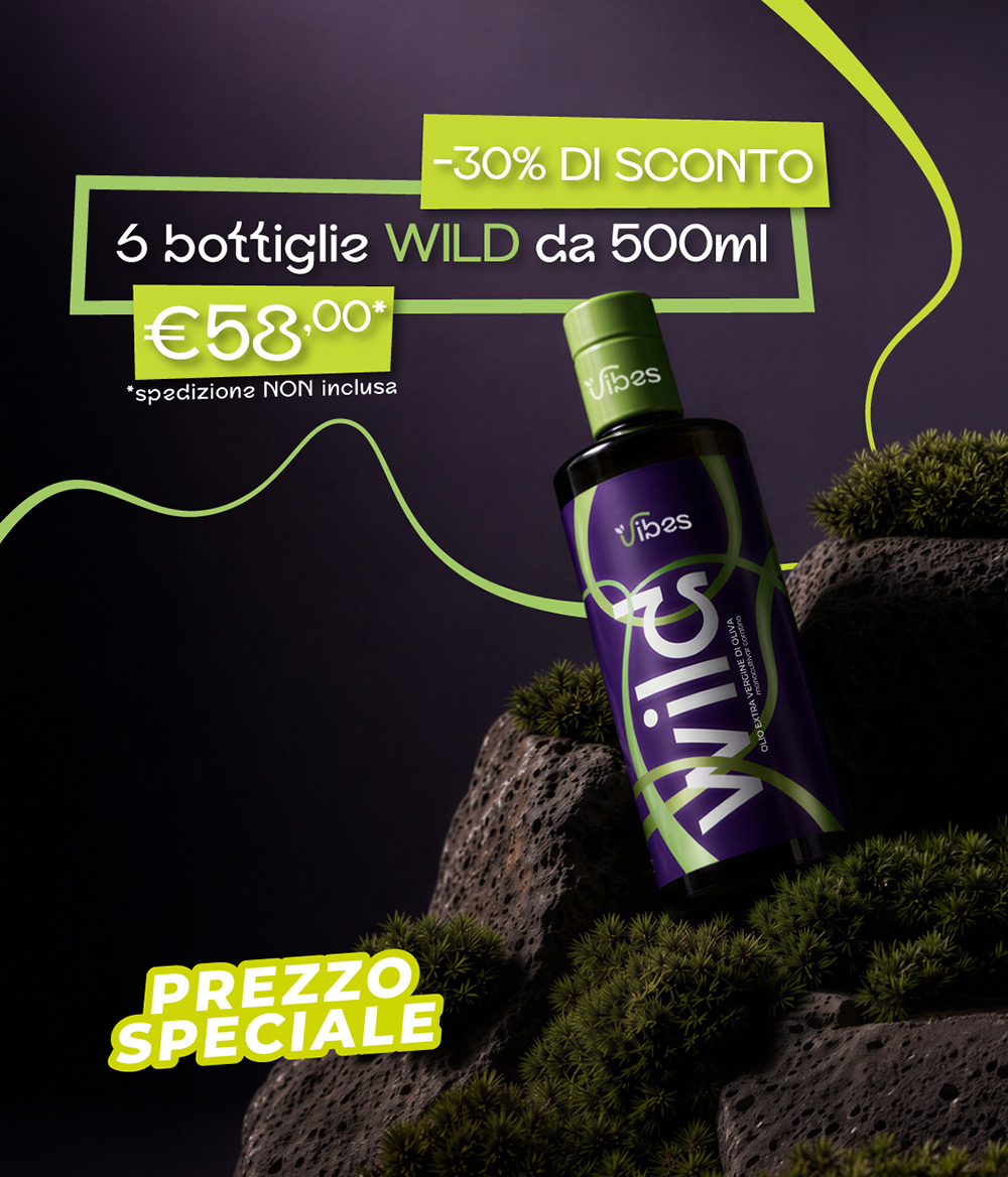 Promo 6x Wild 500ml - Monocultivar Coratina Extra Virgin Olive Oil